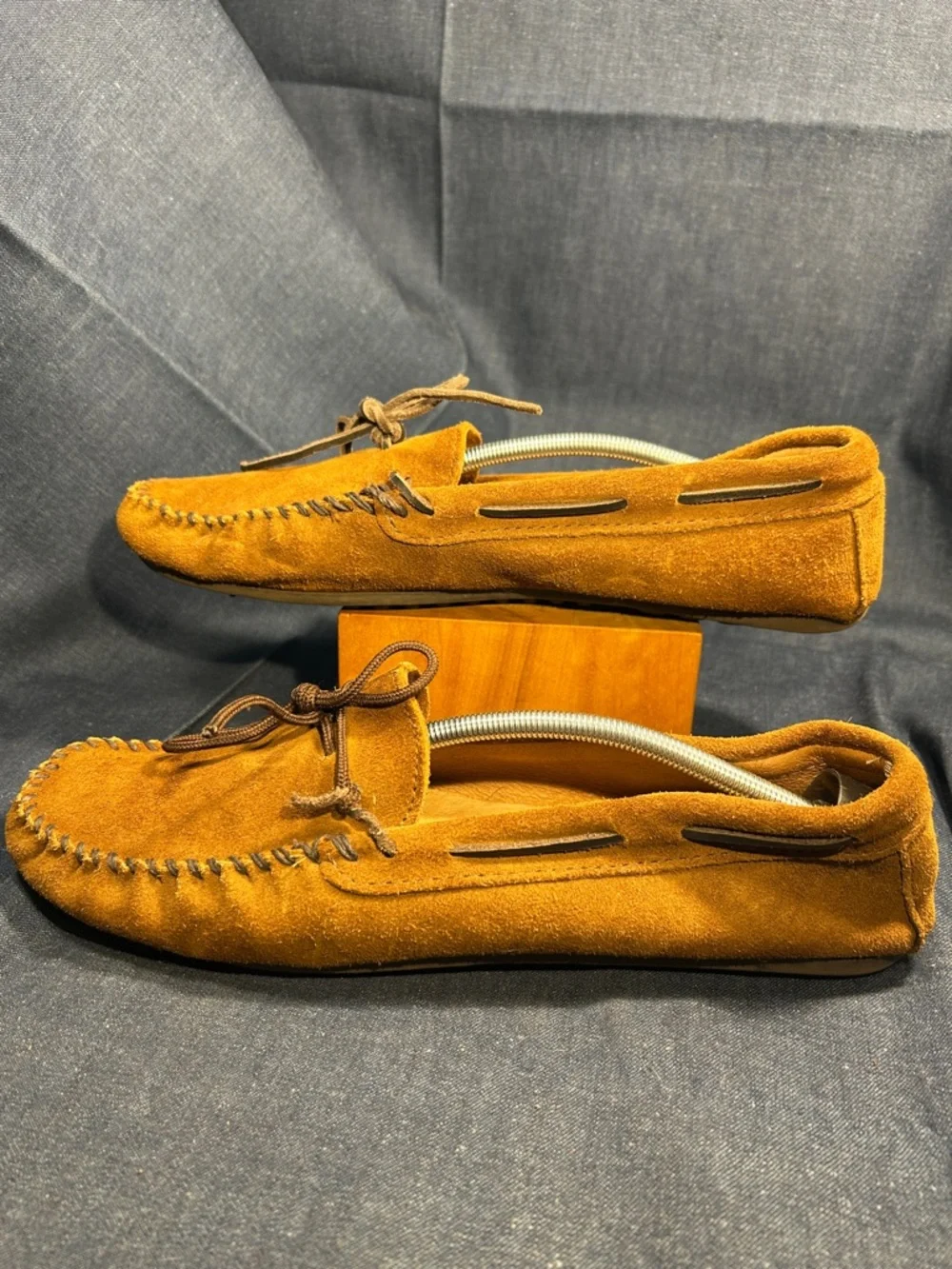 Minnetonka leather moccasins